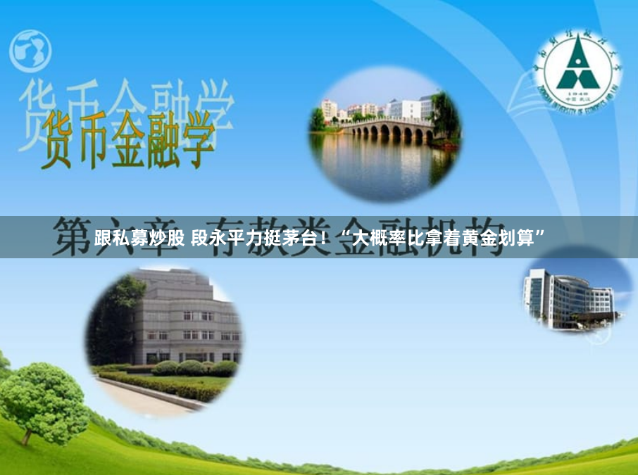 跟私募炒股 段永平力挺茅台！“大概率比拿着黄金划算”